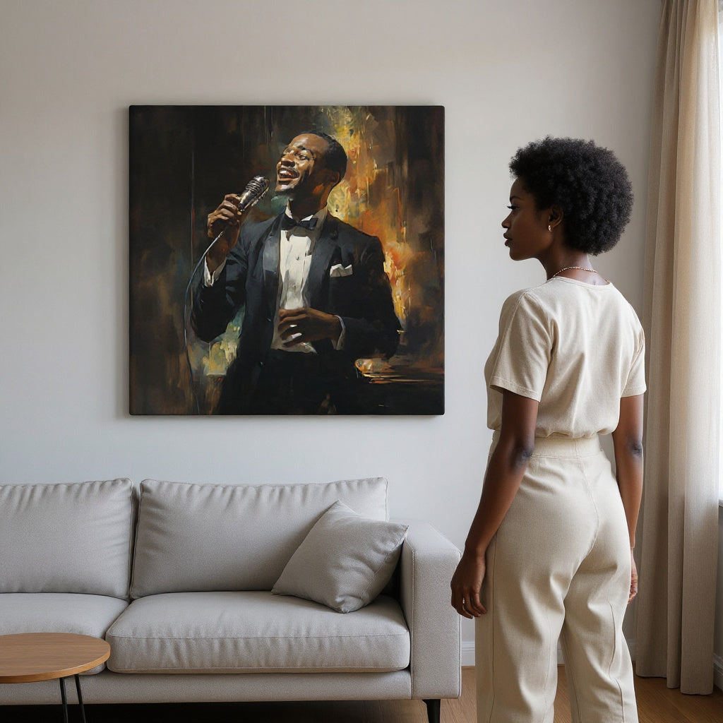 He Sings A Song Of Joy Canvas Print