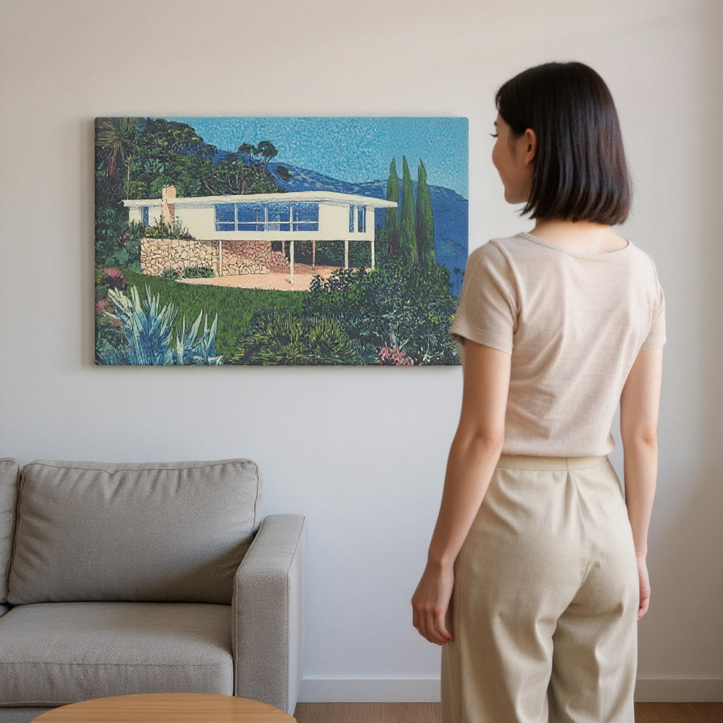 Imaginary Case Study House #37 Canvas Print