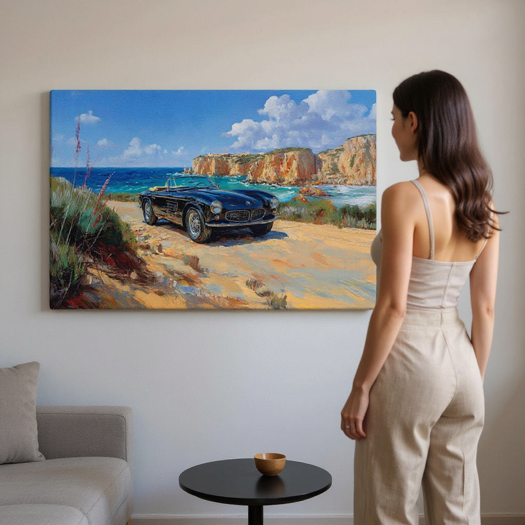 Midnight Black 507 In Paradise Canvas Print