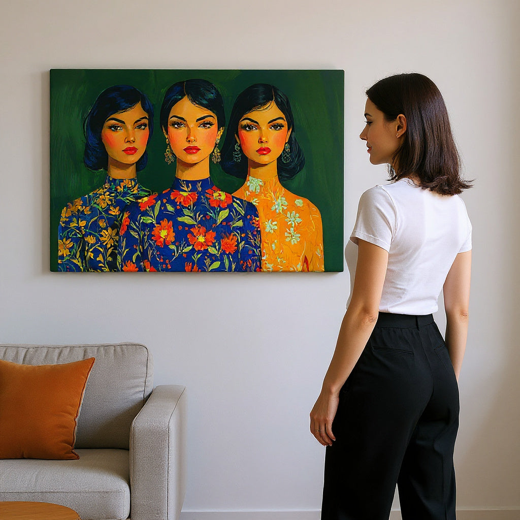 Petals and Poise Canvas Print