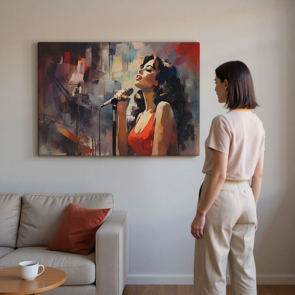 She Sings The Sweetest Note Canvas Print