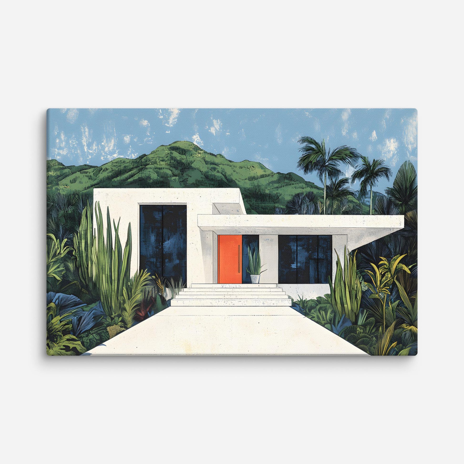 Bauhaus Meets Bohemia Canvas Print