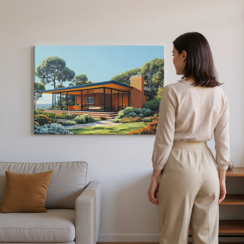 Our Pavilion In The Pines Canvas Print