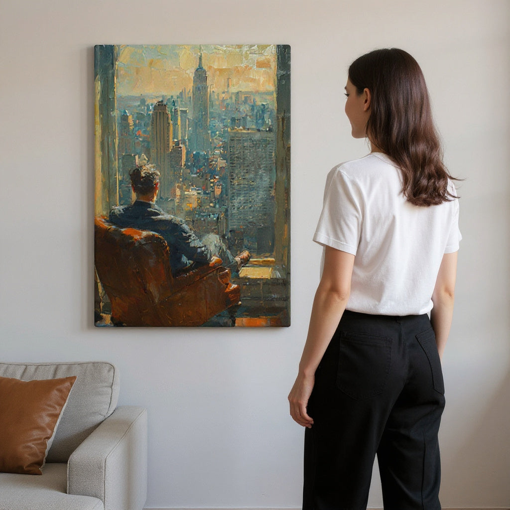 Solitude Above the Skyline Canvas Print