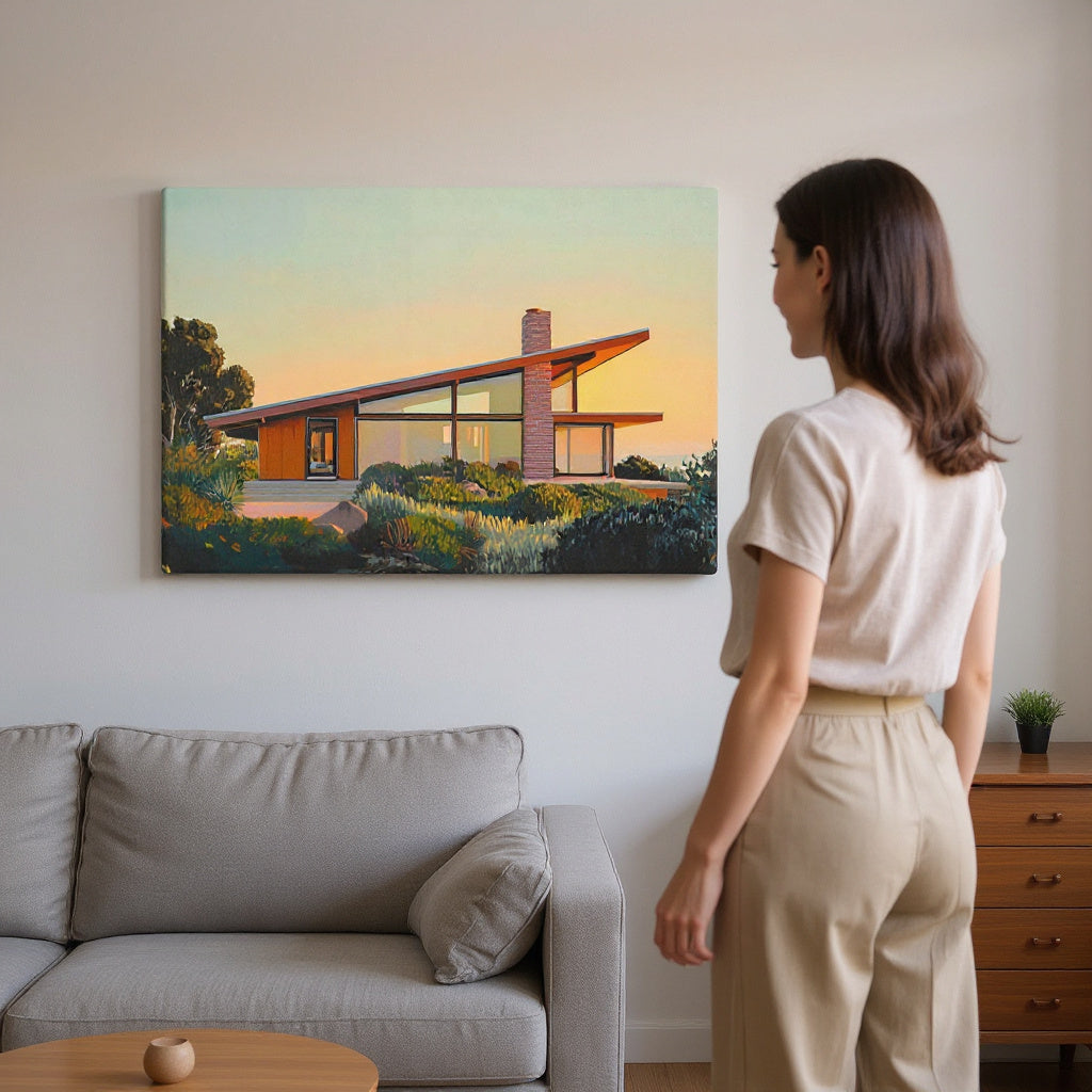 Somewhere Beyond Suburbia Canvas Print