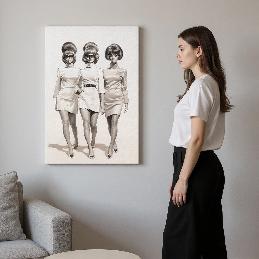 The Ladies Are Cool, Calm and Collected Canvas Print